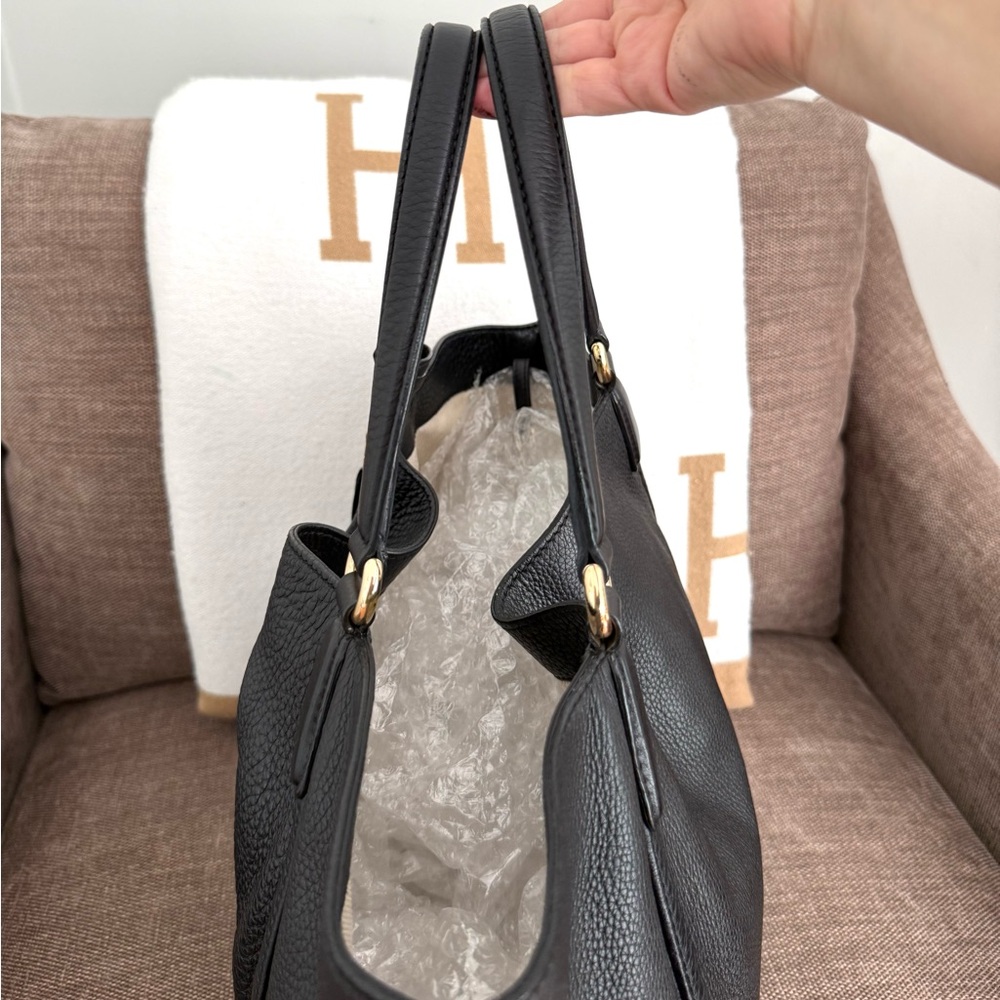 Gucci authentic SoHo shoulder bag tote black leather medium tassels - Picture 16 of 16